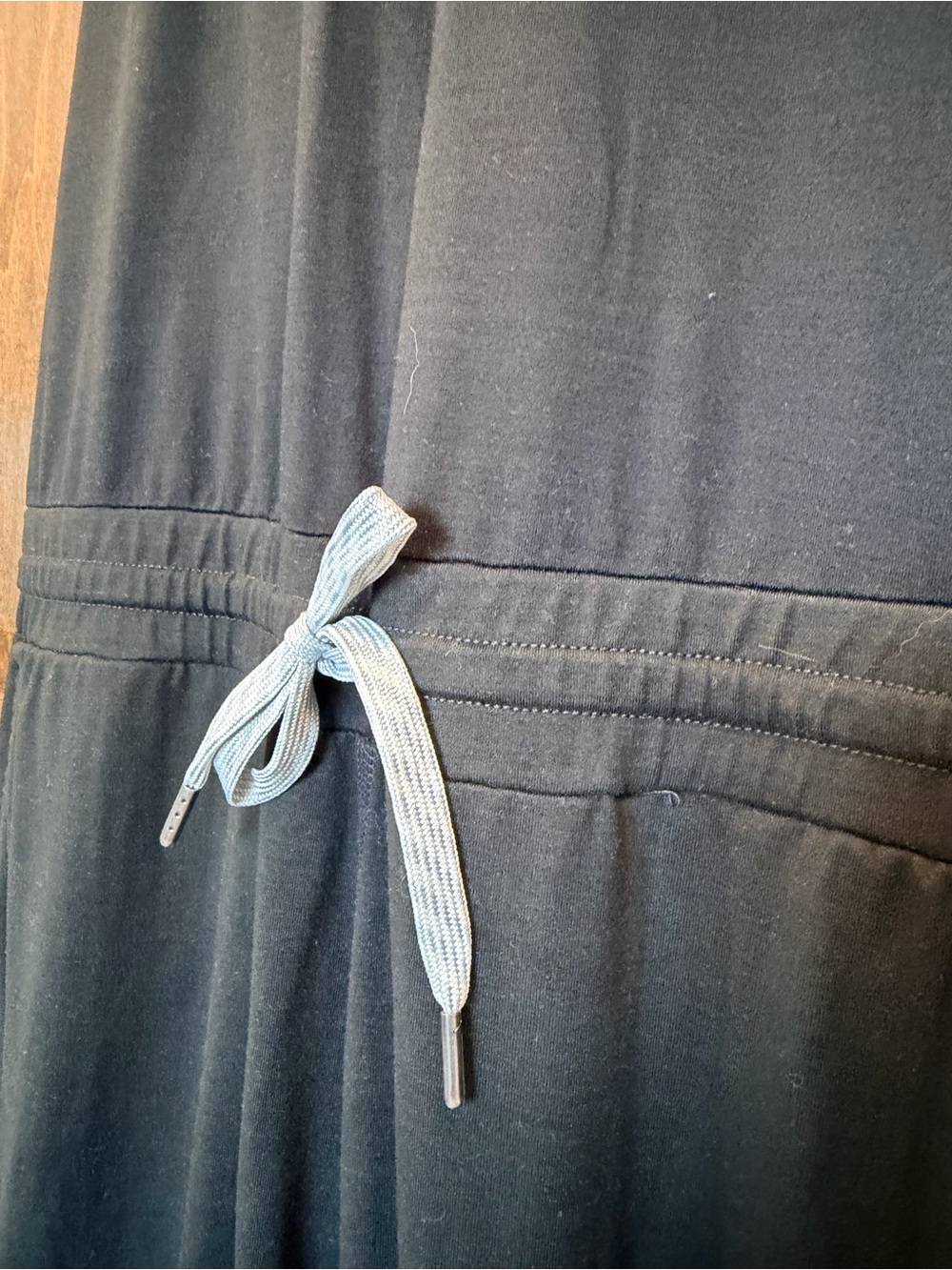 Vuori Black Racerback Jumpsuit with Drawstring - Picture 3 of 6